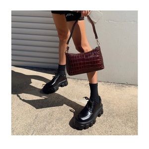 Princess Polly MIA black loafer